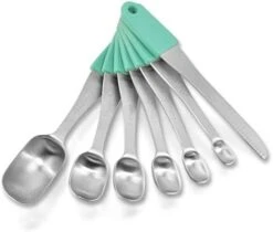Measuring Spoons 18/8 Stainless Steel Measuring Spoons Set Of 7 Piece With 1 Leveler Dry And Liquid Ingredients (Dual Sided) -KitchenAid Shop 31j5KNNWKyL. AC