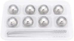 Drink Chiller Stones, Drink Chiller Rocks Ice Spheres Chills Stainless Steel Healthy And Userfriendly With Tong For R Home Pub Club, Party Server(Ball 1.8cm Diameter) -KitchenAid Shop 31jQYzClGL. AC