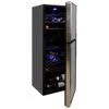 45 Bottle Dual Zone Wine Cooler, Black, 4.8 Cu Ft (136L) Compressor Wine Fridge, Freestanding Wine Cellar, Red, White, Sparkling Wine Storage In Home Bar, Kitchen, Apartment, Condo -KitchenAid Shop 31jgaSrvW1L