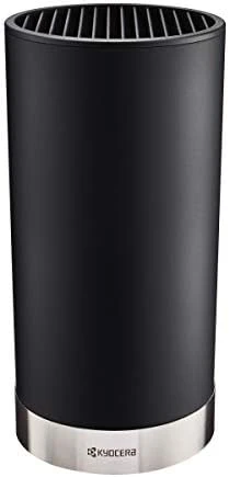 Kyocera KB-U-BK Universal Round Soft Touch Knife Block, 8.8" X 4.3", Black 6 Kyocera KB-U-BK Universal Round Soft Touch Knife Block, 8.8" X 4.3", Black - Image 4