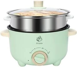 Electric Skillet Hot Pot Cooker - Multifunction Frying Pan 110V Non-Stick Grill 3L Stir-fried Stewed Cookware Steak Noodle Ramen Shabu Shabu Pot - Home Office Party Kitchen Dorm Cooking 20 Electric Skillet Hot Pot Cooker - Multifunction Frying Pan 110V Non-Stick Grill 3L Stir-fried Stewed Cookware Steak Noodle Ramen Shabu Shabu Pot - Home Office Party Kitchen Dorm Cooking -KitchenAid Shop 31kZteE5trL. AC