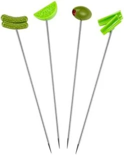 Prodyne Bloody Mary Cocktail Skewer, Silver -KitchenAid Shop 31kcCVewJL. AC