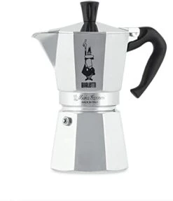 Bialetti Express Moka Pot, 6 -Cup, Aluminum Silver -KitchenAid Shop 31kjItr obL. AC