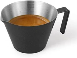 Espresso Measuring Cup With Handle 2 Pack Double Shot Espresso Cups 2oz Stainless Steel Espresso Pouring Cup For Barista Coffee Espresso Accessories (Matte Black) G5141B*2 -KitchenAid Shop 31ky rXXHyL. AC