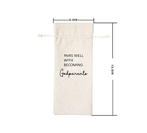 Godparents Wine Bag, Gift For Godfather And Godmother – 1 Pc(B031) 7 Godparents Wine Bag, Gift For Godfather And Godmother – 1 Pc(B031) - Image 5