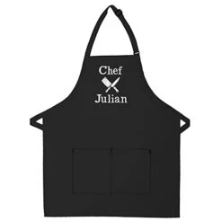 THE APRONPLACE Personalized Apron Embroidered Chef Knives Design Add A Name