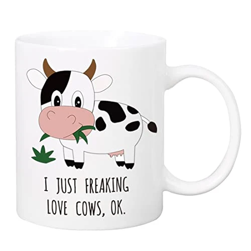Funny Novelty Cow Coffee Mug, Cute Cow Ceramic Coffee Cup Animal Cartoon Cups For Cow Lovers Christmas Gifts,Birthday Gifts For Women,Friend, Sister,Mom Dad Gifts 3 Funny Novelty Cow Coffee Mug, Cute Cow Ceramic Coffee Cup Animal Cartoon Cups For Cow Lovers Christmas Gifts,Birthday Gifts For Women,Friend, Sister,Mom Dad Gifts
