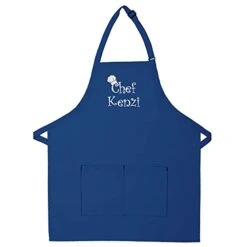 THE APRONPLACE Personalized Embroidered Chef Any Name Adult Apron