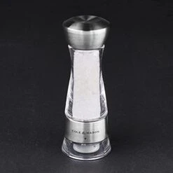 Cole & Mason Gourmet Precision Windermere Salt Mill, Stainless Steel And Acrylic 16.5 Cm -KitchenAid Shop 31lTHwavk1L