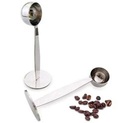 2 In 1 Stainless Steel Coffee Scoop Tamping Dual-Purpose Coffee Spoon Multi Function Spoon Holder Coffee Tools For Measuring And Tamping -KitchenAid Shop 31lhnqaIE2L