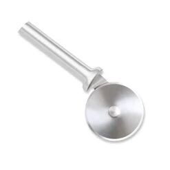 Ada Cutlery Pizza Cutter 3 Inch Stainless Steel Wheel With Aluminum Made In The USA, Silver Handle