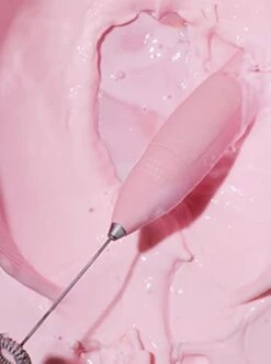Mooth Operator Pink Handheld Electric Whisk, Milk Frother, Foam Maker For Protein, Coffee & More - Stainless Steel Stand Included -KitchenAid Shop 31lnuv1t9bL