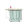 OPAGEE Salad Spinner, Vegetable Washer With Bowl, Anti-Shake Technology, Lettuce Washer & Dryer, Blue (2.5L) -KitchenAid Shop 31mamlO4WqL