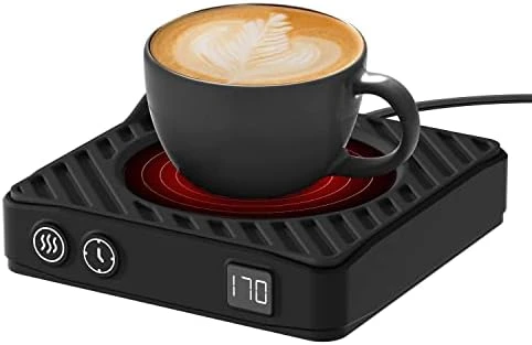 Coffee Mug Warmer With Auto Off Timer, Coffee Cup Warmer For Desk With Auto ON/Off, Coffee Warmer For Desk Auto Shut Off With 3-Temp Settings, Electric Coffee Cup Warmer, Wax Warmer, Warm Gift 8 Coffee Mug Warmer With Auto Off Timer, Coffee Cup Warmer For Desk With Auto ON/Off, Coffee Warmer For Desk Auto Shut Off With 3-Temp Settings, Electric Coffee Cup Warmer, Wax Warmer, Warm Gift - Image 6