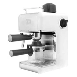 -99151 4-Cup Espresso Maker With Frother, Silver