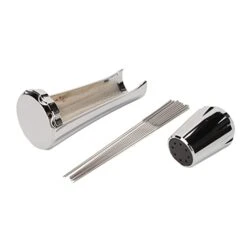 Coffee Stirring Tool, Eliminate Clumps Blend Evenly Comfortable Grip Coffee Powder Stirrer For Cafe (Silver)