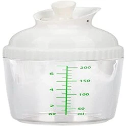 Make Salad Dressing A With Our 200ml BPA-Free Shaker - Leak-Proof Lid And Convenient Serving Perfect For Kitchen Storage And Dispensing