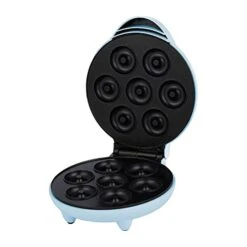 Qianly Electric Donut Maker Household Cake Machine 1200W Nonstick Breakfast Waffle Baking Machine For Commercial Use Cooking Bakery Snack Desserts