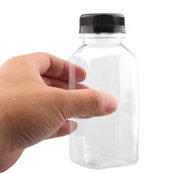 12 Pack Plastic Juice Bottles, 8oz Plastic Bottles With Caps Reusable Beverage Containers With Black Tamper Caps Clear Plastic Smoothie Bottles Bulk For Homemade Juices, Milk, Juicing, Beverages -KitchenAid Shop 31nbFBM8rUS