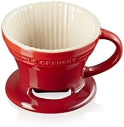 Le Creuset Stoneware Pour Over Coffee Cone, 3.25", White -KitchenAid Shop 31neOBB3oLS. AC