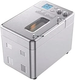 Mbj Bread Machine Stainless Steel Automatic Bread Maker Programmable Bread Maker With 3 Bread Size Fruit Nut Dispenser -KitchenAid Shop 31nibuIXiVL. AC