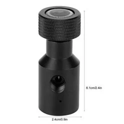 CO2 Refill Adapter Bottle Connector With Gasket Aluminum Alloy CO2 Regulator Fill Station On/Off Adapter With 2 Output Ports For Soda Tank Black -KitchenAid Shop 31njF5iRxEL