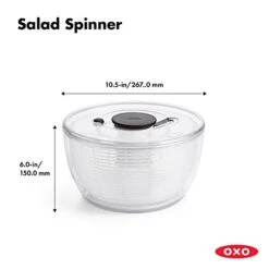 OXO Good Grips GreenSaver Produce Keeper - 4.3 Qt & Good Grips Large Salad Spinner - 6.22 Qt. -KitchenAid Shop 31ntPIrRPpL 1