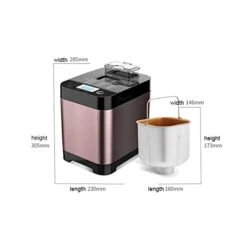 MBJ Bread Maker Automatic Electric Bread Maker Intelligent Fruit Bread Cake Baking Machine Toast Breadmaker Yogurt Fermenter Dough Mixer -KitchenAid Shop 31ntgaf2LGL