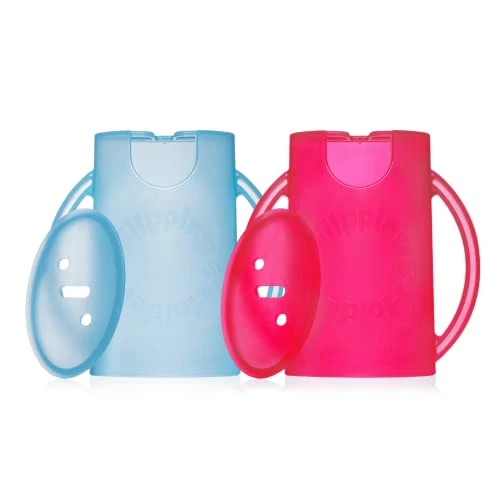 Deluxe Squeeze Proof Flipping Holder (2-Pack With Lids) For Food Pouches & Juice Boxes - Multipurpose - Prevent Messes & Support Self-Feeding - Easy Grasping Handles - Made In USA 8 Deluxe Squeeze Proof Flipping Holder (2-Pack With Lids) For Food Pouches & Juice Boxes - Multipurpose - Prevent Messes & Support Self-Feeding - Easy Grasping Handles - Made In USA - Image 6