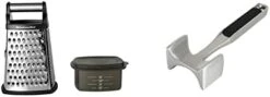 KitchenAid Gourmet 4-Sided Stainless Steel Box Grater With Detachable Storage Container, 10 Inches Tall, Black & Classic Multifunction Can Opener / Bottle Opener, 8.34-Inch, Black -KitchenAid Shop 31oWYMpOgkL. AC