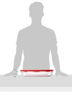 FTE RECT RED WITH LID 40 X 27 Cm 4.5 L OCU -KitchenAid Shop 31ojhN0aZxL