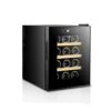 ADOORO Storage Fridge Thermostatic Electronic Wine Storage Cabinet 12 Bottles Mini Drink Wine Cooler Fridge For Home Bar Office