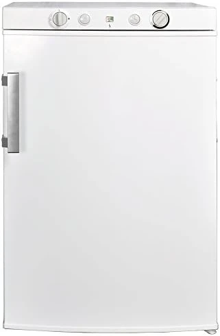 Propane Refrigerator With Freezer 3-ways Camper Fridge Outdoor Refrigerator For Patio 12V/110V/Gas LPG, No Noise, Fridge For RV Garage, Single Door, 3.5 Cu.Ft, White 9 Propane Refrigerator With Freezer 3-ways Camper Fridge Outdoor Refrigerator For Patio 12V/110V/Gas LPG, No Noise, Fridge For RV Garage, Single Door, 3.5 Cu.Ft, White - Image 7