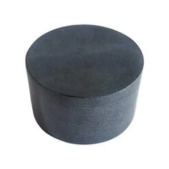 Unique Salt And Pepper Box Elegant Natural Stone Salt Box With Lid For Salt, Spice And Herbs Storage ( 3.5" X 2")