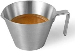 Espresso Measuring Cup With Handle 2 Pack Double Shot Espresso Cups 2oz Stainless Steel Espresso Pouring Cup For Barista Coffee Espresso Accessories (Matte Black) G5141B*2 -KitchenAid Shop 31pFyFn9lOL. AC