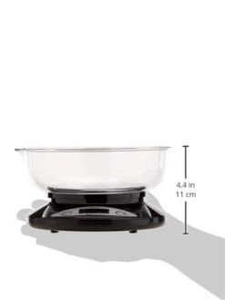 W-2810-5KG-BLACK Digital Multifunction Kitchen And Food Scale With Bow, 11-Pound, Black