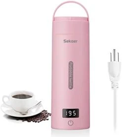 Mall Electric Tea Kettle Travel Portable Mini Coffee Kettle, With 4 Variable Presets, Personal Hot Water Boiler 304 Stainless Steel With Auto Shut-Off & Boil Dry Protection, BPA-Free -KitchenAid Shop 31pLRkJt3qL. AC