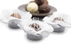 Handmade Paper Truffle Wrappers, Truffle Liners, Truffle Cups For Baby Shower Bridal Shower Birthday Party Wedding - Pack Of 24 (Peony Dusty Rose) -KitchenAid Shop 31pW8kC8JL. AC