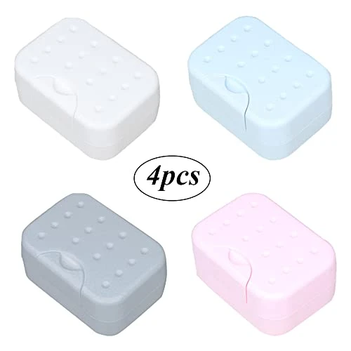 4 Piece Portable Soap Box Plastic Waterproof Soap Dish With Lid Travel Soap Box For Bathroom Travel Camping Outdoor 5 4 Piece Portable Soap Box Plastic Waterproof Soap Dish With Lid Travel Soap Box For Bathroom Travel Camping Outdoor - Image 3