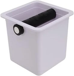 DOITOOL Coffee Espresso Maker Accessories Knock Box Small Coffee Knock Box Absorbent Anti Slip For Home Cafe Espresso Grind Waste Bin White Espresso Grounds Knock Box Grind Waste Bin -KitchenAid Shop 31pg 8 z S. AC