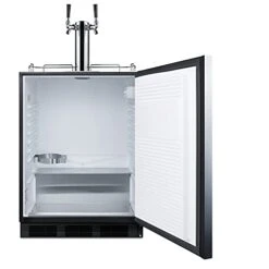 Summit 24 In Wide Built-In Kegerator, ADA Compliant Commercial - Built-in Kegerator For Use Under ADA Compliant Counters With Dual Tap Kit For Two 1/6 Kegs -KitchenAid Shop 31q6ETILwDL