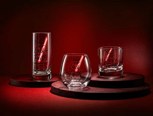 Star Wars Darth Vader Lightsaber Short Drinking Glass - 10 Oz - Set Of 2 7 Star Wars Darth Vader Lightsaber Short Drinking Glass - 10 Oz - Set Of 2 - Image 5