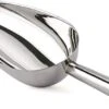 Stainless Steel Ice Scoop 12oz, 11 Inch Medium Metal Food Scoops For Kitchen Party Bar Wedding, Durable & Heavy Duty, Dishwasher Safe.