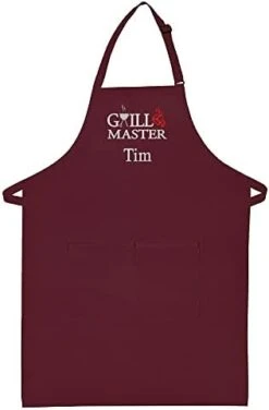 THE APRONPLACE Personalized Apron Embroidered Grillmaster Design Add A Name 22 THE APRONPLACE Personalized Apron Embroidered Grillmaster Design Add A Name -KitchenAid Shop 31qR9hiKozL. AC