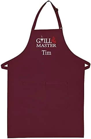 THE APRONPLACE Personalized Apron Embroidered Grillmaster Design Add A Name 11 THE APRONPLACE Personalized Apron Embroidered Grillmaster Design Add A Name - Image 9