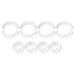 Iiniim 4pcs Coffee Grinder Parts, Ceramic Grinding Core Wooden Salt Pepper Milling Accessories White One Size -KitchenAid Shop 31qWtlJC2rL