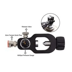 TOPINCN CO2 Tank Adapter, Good Sealing Leakage Proof Connector Converter Accessory Valve CO2 Filling Adapter CO2 Cylinder Refill Bottle Connector -KitchenAid Shop 31qd4AVrp7L