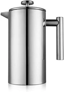French Press 34oz, Double Insulated 304 Stainless Steel Coffee Press,Stainless Steel French Press With 5 Extra Fliters And 3 Additional Coffee Set(34oz, Sliver) 20 French Press 34oz, Double Insulated 304 Stainless Steel Coffee Press,Stainless Steel French Press With 5 Extra Fliters And 3 Additional Coffee Set(34oz, Sliver) -KitchenAid Shop 31qlv58pW9L. AC 1