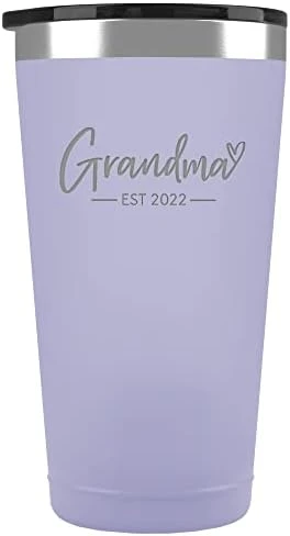 New Grandma Gifts - Grandma Est. 2022-16 Oz Seaside Insulated Stainless Steel Tumbler For Grandma To Be Gifts - First Time Grandma Mug - Gifts For New Grandma Ideas Mothers Day Birthday 11 New Grandma Gifts - Grandma Est. 2022-16 Oz Seaside Insulated Stainless Steel Tumbler For Grandma To Be Gifts - First Time Grandma Mug - Gifts For New Grandma Ideas Mothers Day Birthday - Image 9