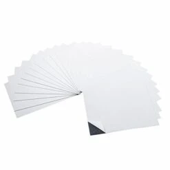 5 X 7 Inch Strong Flexible Self-Adhesive Magnetic Sheets Peel & Stick Refrigerator Magnet Sheets (25 Pieces)